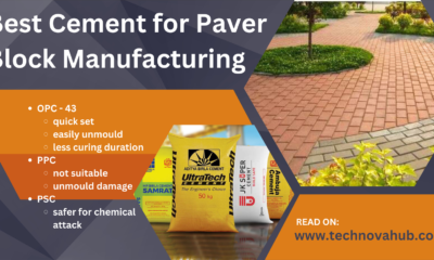 cement for paver block manufacturing